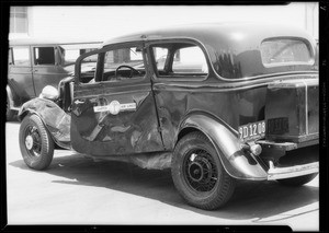 United Air Lines Ford in Glendale, United Air Lines vs. Los Angeles Implement, Glendale, CA, 1933