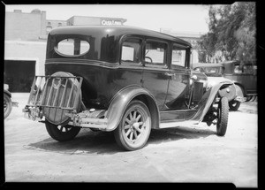 Pontiac sedan, S. G. Cosgrove, assured Emma Schultz, Southern California, 1932