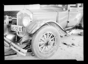 Buick sedan at Classic garage, Southern California, 1934