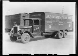 Cars with Woodlites, Southern California, 1929