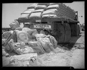 Southwestern Portland cement truck, Southern California, 1940