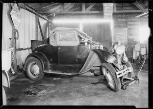 Dodge sedan, Paul Burch, Ford roadster, Henry Earl, Southern California, 1933