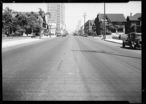 Intersection, West 8th Street and Bonnie Brae Street, Los Angeles, CA, 1932