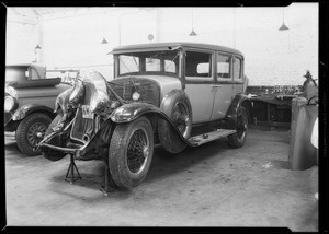 LaSalle sedan, Elsie Freirich, owner, Southern California, 1932