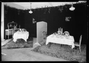 Table settings, Broadway Department Store, Los Angeles, CA, 1931