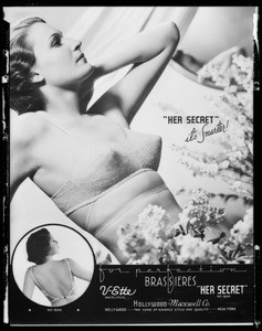 "Her Secret" ad, Southern California, 1935