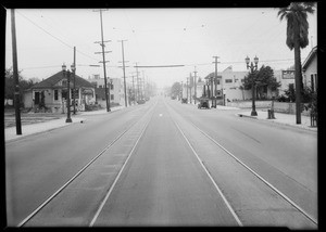 Intersection of North Virgil Avenue and Lockwood Avenue, Los Angeles, CA, 1926