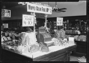 Woolworth's counter display, Southern California, 1931