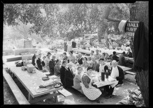 Picnic, Griffith Park, Los Angeles, CA, 1932