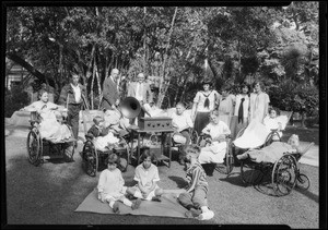 Stewart Warner Radio at Orthopaedic Hospital, Southern California, 1926