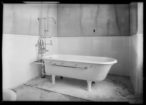 Plumbing installations, County Hospital, Los Angeles, CA, 1932