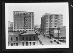 Buildings downtown, Los Angeles, CA, 1927