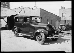 Cadillac sedan, Sam Hall, owner, Los Angeles, CA, 1931