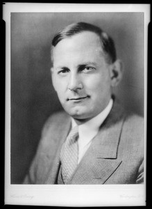 Portrait of Mr. Day, Southern California, 1933