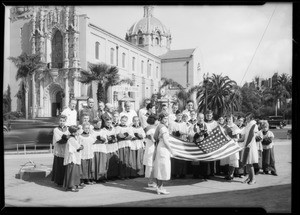 New station at Figueroa Street and Adams Boulevard, Los Angeles, CA, 1934