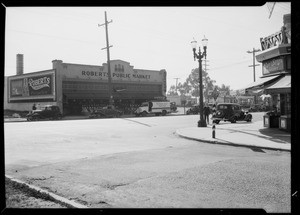 Intersection of West Pico Boulevard & Pelham Avenue, Los Angeles, CA, 1935