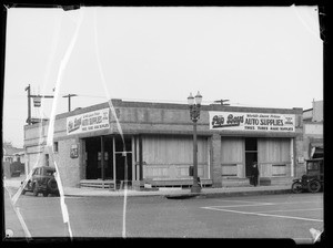 New Pep Boys store at 4531 Whittier Boulevard, Los Angeles, CA, 1935