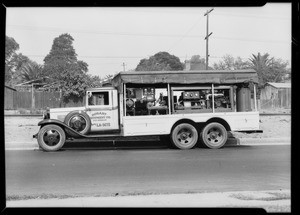 Hobart Equipment Co. truck, Southern California, 1931