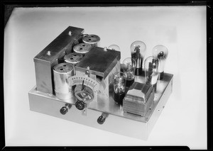 Radio chassis, Southern California, 1931