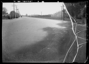 Intersection of Valley Boulevard and Block Place, Los Angeles, CA, 1935