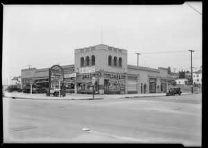 Drive in market building, West 48th Street and Crenshaw Boulevard, Los Angeles, CA, 1931