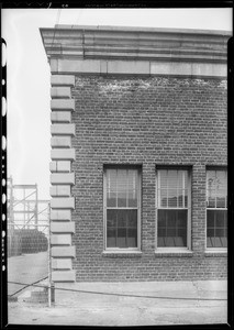 Damage to building by earthquake, Southern California, 1933