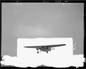 Ship #8 taking off, Maddux Air Lines, Southern California, 1929