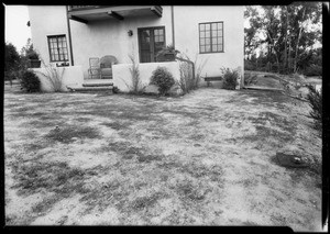 Grass that failed to grow, Southern California, 1925