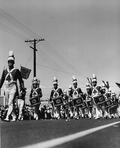 American Legion parade, Long Beach, Connecticut Yankees Drum Corps from Stratford, Connecticut