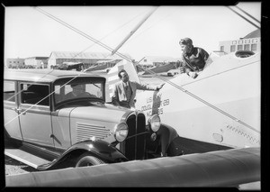 Willys Six at Douglas Airport, Southern California, 1931