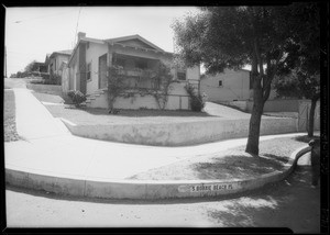 McKenzie residence, 600 South Bonnie Beach Place, Los Angeles, CA, 1934