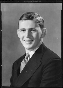 President, student body, Pasadena High School, Southern California, 1933