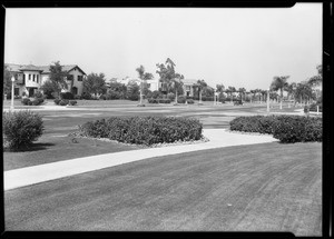 Homes and signs in San Marino, CA, 1931