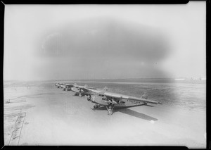 Photos of fleet for composites, Southern California, 1929