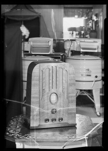 Philco table model radio, Southern California, 1936