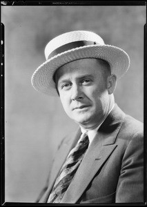 Portrait of H.A. Graham, Southern California, 1931