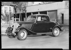 Ford coupe, Southern California, 1933