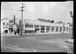 Northwest corner of South Hill Street & West Adams Boulevard, Los Angeles, CA, 1929