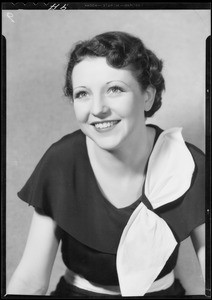 Portrait of Patsy Williams, Southern California, 1933 — Calisphere
