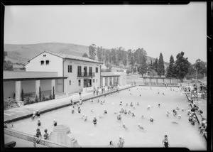 El Sereno swimming pool, Los Angeles, CA, 1931