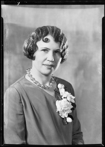 Portrait of Miss Myers, Southern California, 1930