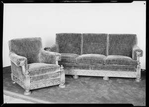 Sofa & chair, The May Company, Southern California, 1931