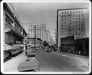 Looking north along Main Street from the intersection of Eleventh Street