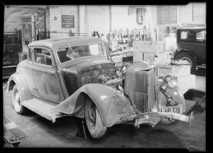 Chrysler coupe, Southern California, 1934