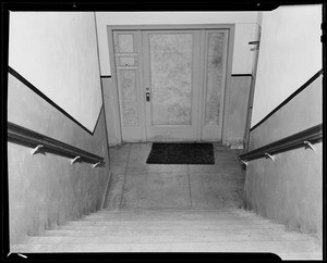 Stairway at 1861 North Whitley Avenue, Los Angeles, CA, 1940