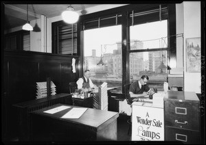 Sign shop, Southern California, 1926