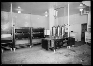 Kitchen in Victor Hugos Cafe, Southern California, 1925