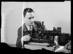 Portrait of Glenn Dimmick, Southern California, 1936