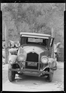 Buick coupe, Jocum, owner & assured, File #6961, Southern California, 1933