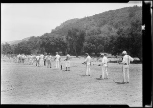 Archery at Glen Oaks, Southern California, 1927